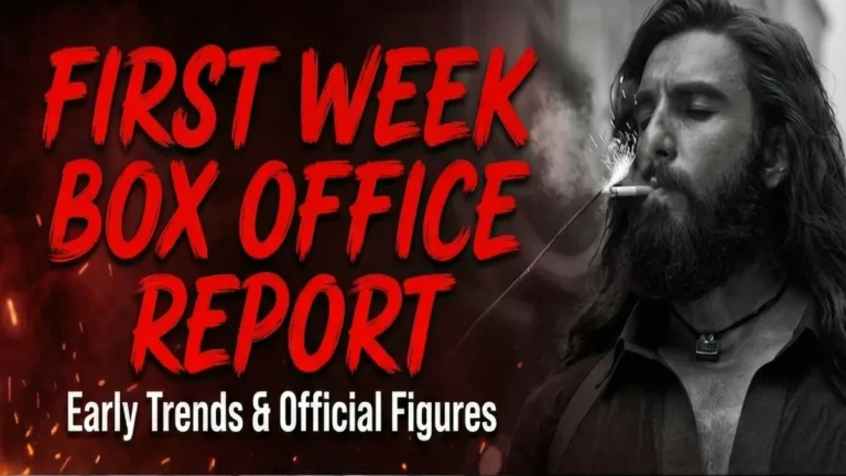 Dhurandhar first week box office report showing early trends and official figur